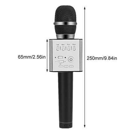 Q9 Super Bass Wireless Mobile Phone Karaoke Microphone Handheld
