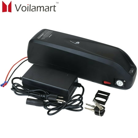 Voilamart 36V 48V 13Ah Replacement Ebike Battery W/ Charger Lithium Ion for 250W 500W 750W 1000W 1500W Electric Bike Bicycle Hub Motor Conversion Kit
