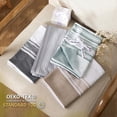 Cozy Comfort Bed in a Bag Queen 7 Pieces - Striped Beddding Sets, Queen Comforter Sets with Comforter, Fitted Sheet, Flat Sheet, Pillowcase & Shams