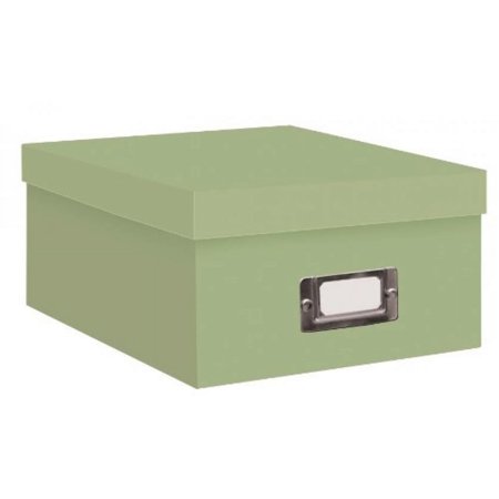 UPC: 0023602624924 | SAGE-GREEN Archival STORAGE Photo Box by Pioneer – 4×6