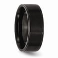 thumbnail image 4 of White Stainless Steel Ring Band Wedding Closed Back, 4 of 6