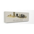 thumbnail image 2 of Stupell  Philadelphia Skyline Silhouette Stretched Canvas Wall Art, 2 of 4