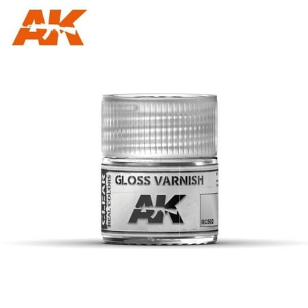 Acrylic Paint Varnish - Real Colors: Gloss Varnish Acrylic Lacquer Paint 10ml Bottle