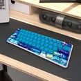 thumbnail image 3 of 61 teclas 2,4G teclado inalámbrico/con cable RGB retroiluminado teclado inalámbrico PC teclado Kit, 3 of 6