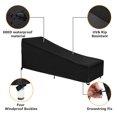 thumbnail image 4 of Stoneway 82" x 30" x 31" Black Rectangle Patio Chaise Lounge Cover with Waterproof, 4 of 6
