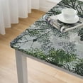 thumbnail image 5 of HAOXIT Elastic Edged Polyester Fitted Table Cover, Tree Branch in Look Up Wood Scene Photo Print Fitted Square Tablecloth 36*36, 5 of 8