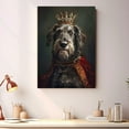thumbnail image 4 of Dog Canvas Print Funny Scottish Deerhound Dog Painting Poster Vintage Wall Art Starry Night Artwork Picture for Bedroom Decor, 4 of 6