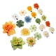 thumbnail image 1 of 20 piezas de clips para el cabello con flores falsas, accesorios para el cabello de flores para mujeres y niñas, amarillo y verde, 1 of 7