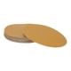 thumbnail image 1 of 50 Pcs Discos de Lija Circulares 400 Grano con Gancho y Bucle Hojas de Lijado Universales para Reacondicionamiento Automotriz Trabajos en Madera 6.89"x6.89" Alúmina Amarilla, 1 of 7