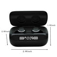 thumbnail image 3 of Oggfader Wireless Earbuds Wireless Earbuds Bluetooth In Ear Weight Headphones Built in Microphone Immersive Sound With Charging Case Black, 3 of 7