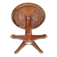 thumbnail image 3 of 30" Round Solid Wood Espresso Pedestal Table by International Concepts, 3 of 19