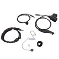 thumbnail image 3 of Auriculares con micrófono de garganta U94 PTT con micrófono de dedo compatibles con MOTOROLA XIR P8268 P8668 DP4400 DP4800, 3 of 12