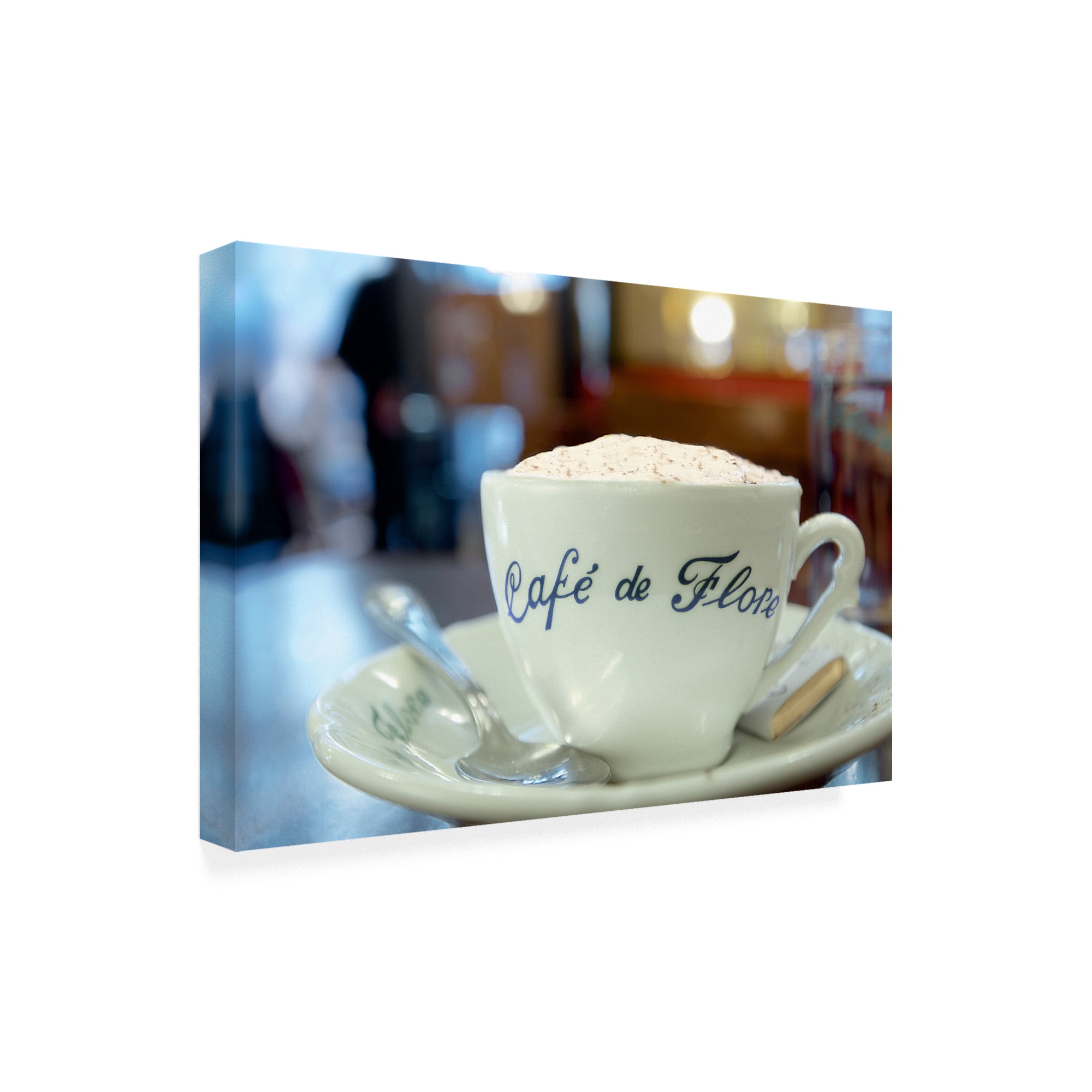 Trademark Fine Art 'Cafe de Flore' Canvas Art by Alan Blaustei