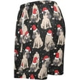thumbnail image 5 of CROPD Xmas Dog Pugs Pajama Shorts for Men Pajama Bottoms Men's Pjs Lounge Sleep Shorts with Pockets, 5 of 6