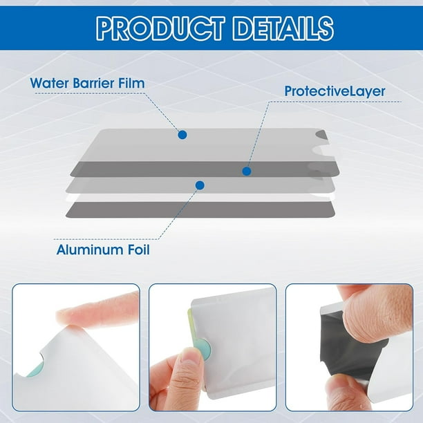 10pcs Bank Card Protector Credit Card Protector Sleeves RFID Blocking Card  RFID Card Holder Credit Card Holder for Women Men(Silver) - Walmart.ca