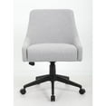 thumbnail image 5 of Boss Office Products Boyle Poly-Linen Guest Chair with Casters in Grey, 5 of 5