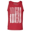 Shop4Ever Men's Best Husband Ever American Flag Patriotic Graphic Tank Top XX-Large Red
