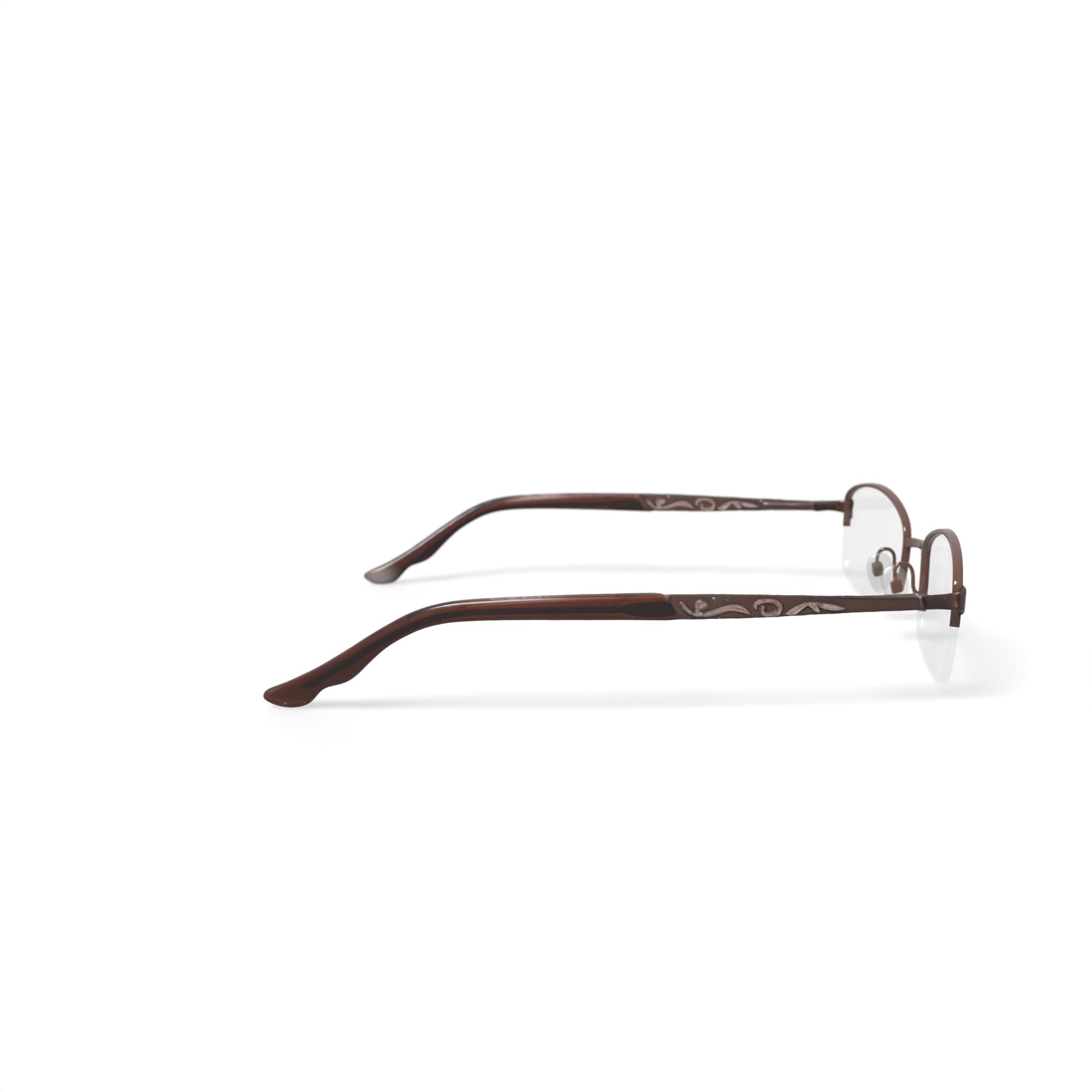 Oscar Women's OSL707 Oval Prescription Eyeglasses with Case, Brown