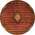thumbnail image 1 of Ahgly Company Indoor Round Persian Orange Traditional Area Rugs, 6' Round, 1 of 1