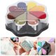 thumbnail image 2 of 8 Colors Petal Shape Schedule Book Scrapbook Colorful DIY Stamp Ink Pad Painting Accessory1007 Provence, 2 of 2