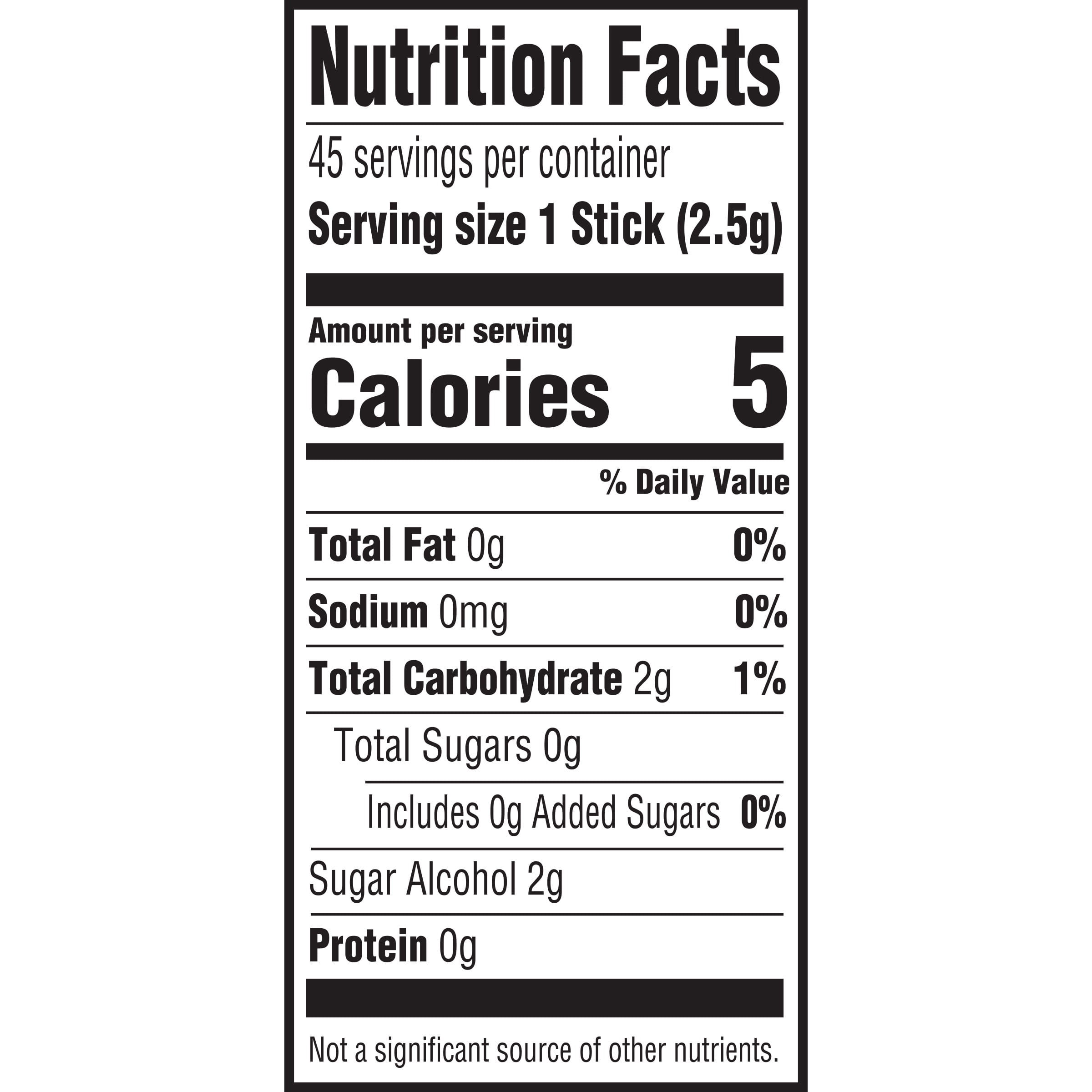 Extra Gum Mint Chocolate Chip Sugar Free Gum - 15 Stick (Pack of 3)