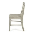 thumbnail image 6 of Bono Acacia Wood Dining Chairs, Set of 2, Weathered Gray, 6 of 7