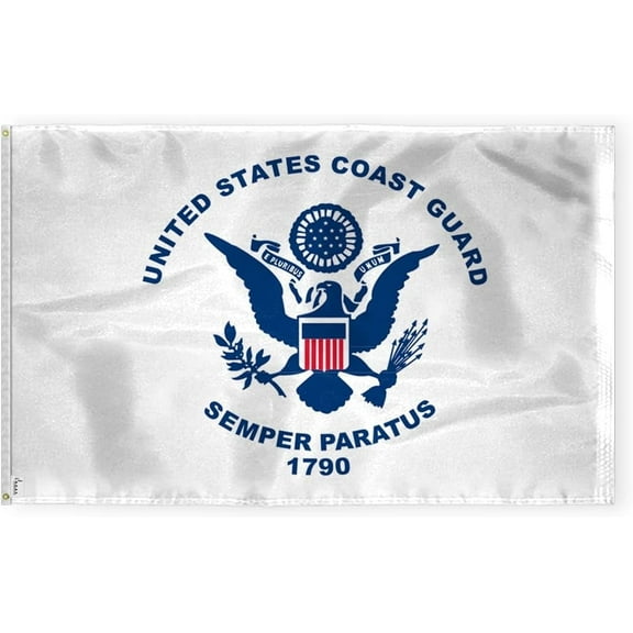 A.G.A.S 5 x 8 Ft Nylon United States Coast Guard Printed Flag