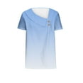 thumbnail image 5 of Deal of the Week Ofreoo Women's V-Neck Fashion Casual Short-Sleeved Spring And Summer Top, 5 of 5