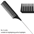 thumbnail image 1 of Peine para teñir el cabello, peine para peinar el cabello, peine para peluquería, barbería, hogar, 1 of 8