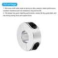 thumbnail image 4 of Shaft Collar 0.59'' Double Split Aluminum Collar W Set Screw 4 Pcs, 4 of 6