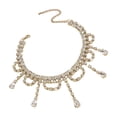 thumbnail image 4 of Collar de moda elegante y exquisito colgante para bodas y fiestas de niñas. Dorado, 4 of 9