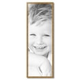 thumbnail image 2 of ArtToFrames 14" x 41" Gold Square with Beads Picture Frame, 14x41 inch Gold Wood Poster Frame (WOM-5020), 2 of 7