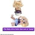 thumbnail image 3 of Pail Buddies Baby Doll Diapers Refill Value Pack, Baby Doll Accessories for Baby Alive Doll, 32-Pack, 3 of 6