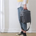 thumbnail image 3 of High Capacity Food Thermal Lunch Bag Waterproof Oxford Cloth Insulated Heat Handbags Portable Travel Crossbody Tote Organizer, 3 of 9