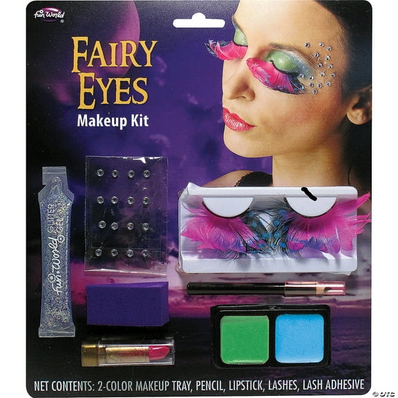 Fun World FW5679F Fairy Eye Lashes Make Up Kit Costume