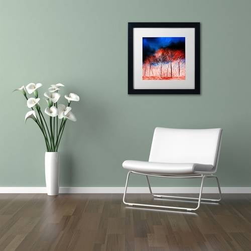 Trademark Fine Art "The Worst Is Yet To Come" Canvas Art by Philippe Sainte-Laudy White Matte, Black Frame
