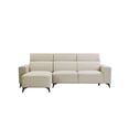 thumbnail image 5 of Pasargad Home CF-46L2T15L Pasargad Home Modern Bari Sectional Sofa with Push Back Functional, Left Facing Chaise Beige Color, 5 of 10