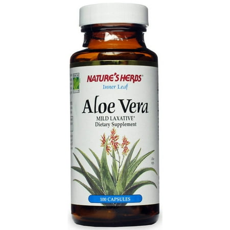 Ideasphere Natures Herbs Aloe Vera, 100 ea