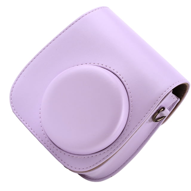 Goriertaly Stylish Color Camera Case Bag - Soft Lining Special Lens Space Portable Instant For Exquisite Craft Purple 1Set