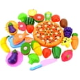 thumbnail image 3 of Children's Play-house Girl's Simulation Kitchen Cooking Kitchenware Girl's Fruit Chicing Toy SetXICEN, 3 of 4
