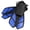 Blue, variant on Nieyigj Adjustable Adult Diving Fins Comfortable Snorkeling Swimming Flippers Assistant Equipment Blue (Length: 16.1 inches / 41 cm) Size 9-13