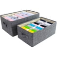 thumbnail image 5 of Caja de almacenamiento de ropa de acabado Caja de almacenamiento de tela para ropa tipo cajón Caja de almacenamiento plegable para el hogar, 5 of 5