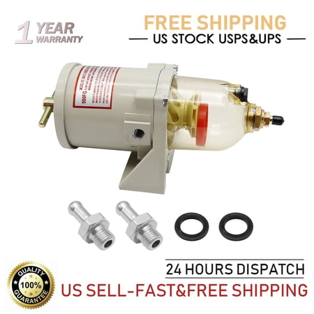 500FG, 500FH Diesel Fuel Filter Oil/Water Separator Fuel Filter Replacement
