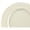 A3. Chateau in Ivory, variant on 50 Plates Pack (25 Guests)-Extra Heavyweight Vintage Wedding Disposable/Reusable Plastic Plates -25 x 11'' Dinner 25 x 8.25'' Salad/dessert (Chateau Collection Ivory)