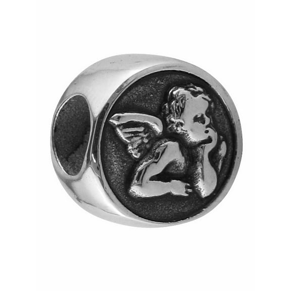 Connections from Hallmark Stainless Steel Angel Charm Bracelet