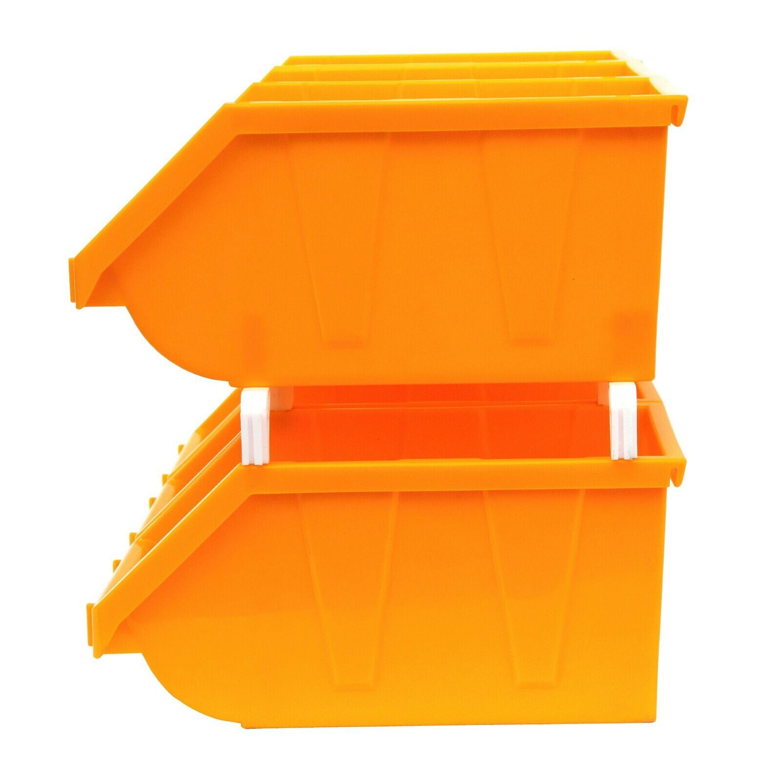 Collapsible Stackable Storage Bins Yellow – ES Essentials