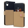 thumbnail image 1 of Compatible avec iPhone XR Étui Portefeuille Motif Animaux Mignons avec Fentes pour Cartes Couverture Rabattable, 1 of 5
