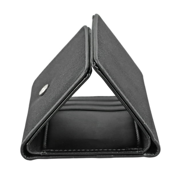 Cartera De Lona Triple Con Múltiples Ranuras Para Tarjetas Y