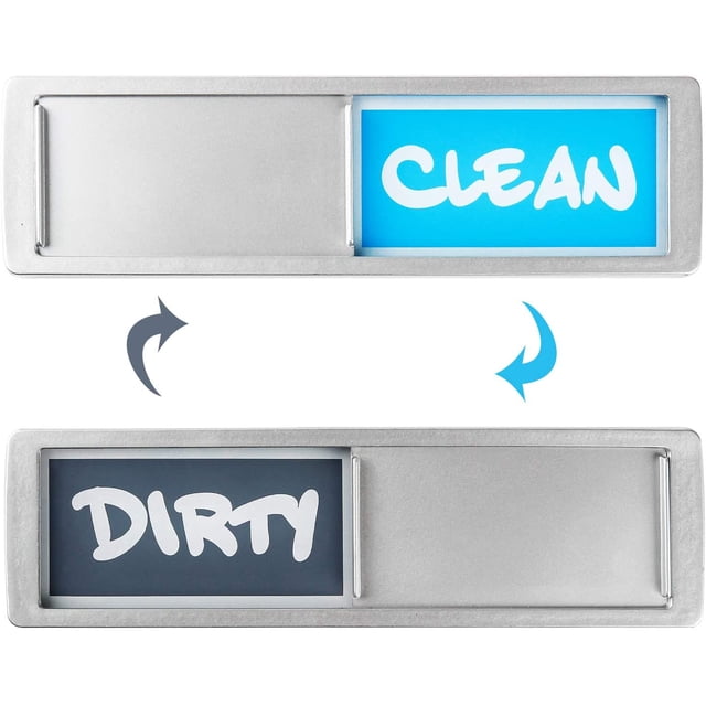 Dishwasher Clean Dirty Sign Shutter Adhesive Options Display Only Changes When You Push It For Home Kitchen Hotel