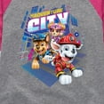 thumbnail image 3 of Paw Patrol - To Adventure City - Toddler And Youth Girls Raglan Graphic T-Shirt, 3 of 6